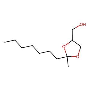 1,3-Dioxolane-4-methanol, 2-heptyl-2-methyl- structure