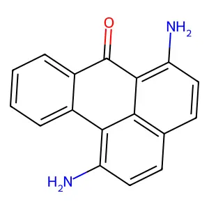 1,6-diamino-7H-benz[de]anthracen-7-one structure
