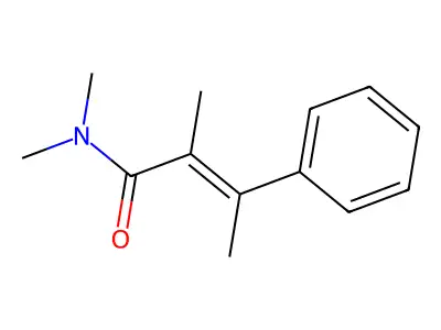 Cinnamamide, N,N,alpha,beta-tetramethyl-, (E)- structure