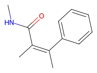 Cinnamamide, N,alpha,beta-trimethyl-, (Z)- structure