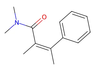 Cinnamamide, N,N,alpha,beta-tetramethyl-, (Z)- structure
