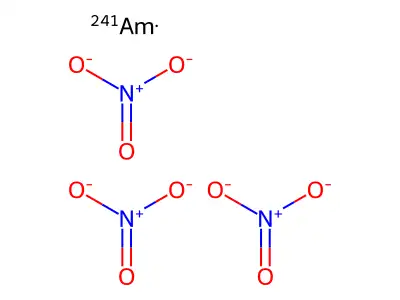 硝酸镅-241 structure