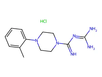 1-Piperazinecarboxamidine, N-amidino-4-(o-tolyl)-, monohydrochloride structure
