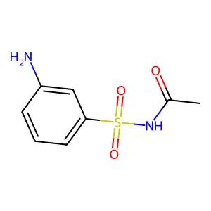 N-(3-aminophenyl)sulfonylacetamide structure