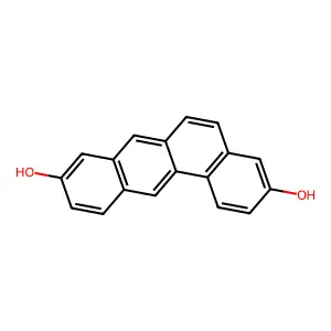 Benz(a)anthracene-3,9-diol structure