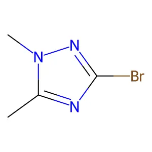 3-bromo-1,5-dimethyl-1H-1,2,4-triazole structure