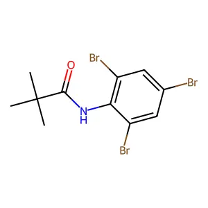 Propanamide, 2,2-dimethyl-N-(2,4,6-tribromophenyl)- structure
