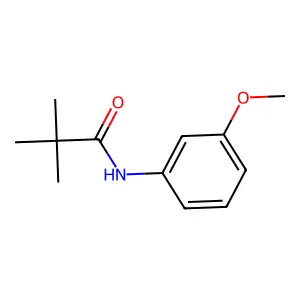 N-(3-methoxyphenyl)pivalamide structure