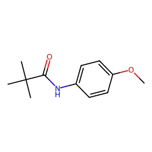 N-(4-Methoxyphenyl)-2,2-dimethylpropanamide structure