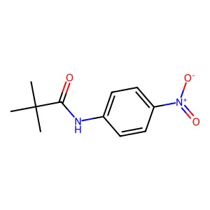 2,2-Dimethyl-N-(4-nitrophenyl)propanamide structure
