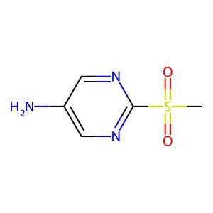 2-甲磺酰基嘧啶-5-胺 structure