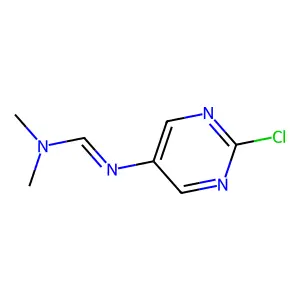 2-Chloro-5-dimethylaminomethyleneaminopyrimidine structure