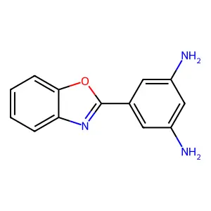 5-Benzooxazol-2-yl-benzene-1,3-diamine structure