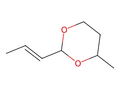 Propenyl-4-methyl 1,3-dioxane structure