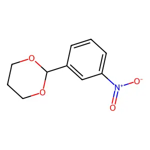 2-(3-Nitrophenyl)-1,3-dioxane structure