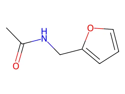 N-((furan-2-yl)methyl)acetamide structure