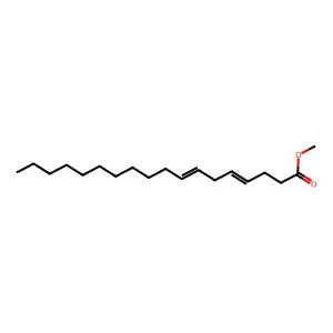 4,7-Octadecadienoic acid methyl ester structure