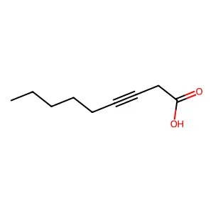 3-壬炔酸 structure
