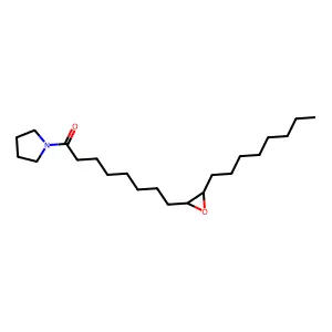 1-[8-(3-Octyl-2-oxiranyl)octanoyl]pyrrolidine structure