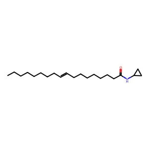 N-环丙基-9-十八碳烯酰胺 structure