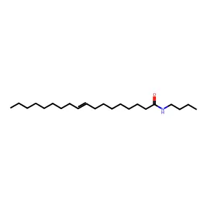 9-Octadecenamide, n-butyl- structure