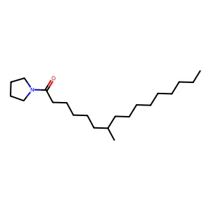 1-(7-Methylhexadecanoyl)pyrrolidine structure