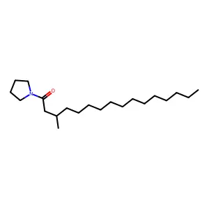 1-(3-Methylhexadecanoyl)pyrrolidine structure