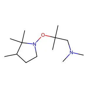 N,N,2-Trimethyl-2-[(2,2,3-trimethyl-1-pyrrolidinyl)oxy]-1-propanamine structure