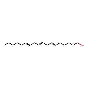 Octadeca-6,9,12-trien-1-ol structure
