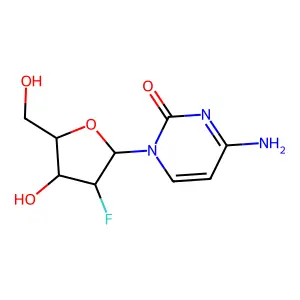 2\'-Deoxy-2\'-fluorocytidine structure
