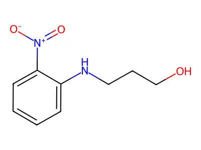 3-[(2-Nitrophenyl)amino]propan-1-ol structure