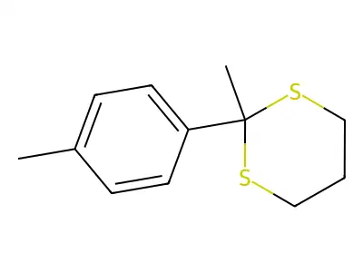2-Methyl-2-(4-methylphenyl)-1,3-dithiane structure