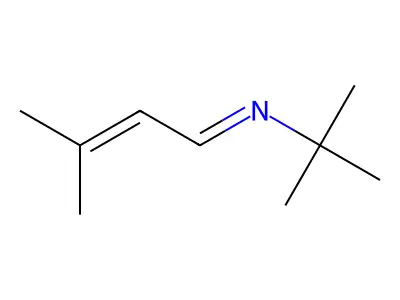 N-tert-butyl-3-methylbut-2-en-1-imine structure
