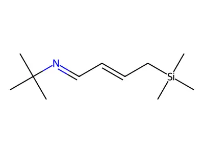 N-tert-butyl-4-trimethylsilylbut-2-en-1-imine structure