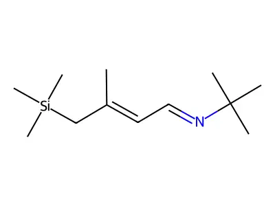 N-tert-butyl-3-methyl-4-trimethylsilylbut-2-en-1-imine structure