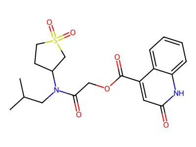 4-(diphenylmethyl)-N-1-naphthyl-1-piperazinecarbothioamide structure