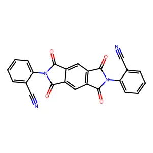 2-[2-(2-Cyanophenyl)-1,3,5,7-tetraoxopyrrolo[3,4-f]isoindol-6-yl]benzonitrile structure