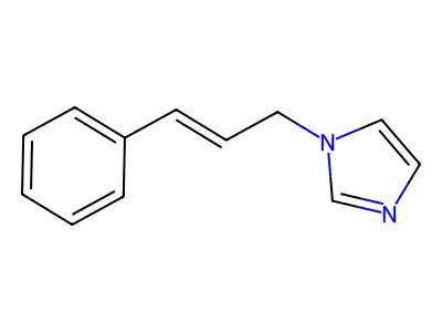 1-(3-Phenylprop-2-enyl)imidazole structure