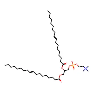 1,2-Dioleoyl-sn-Glycero-3-Phosphocholine structure