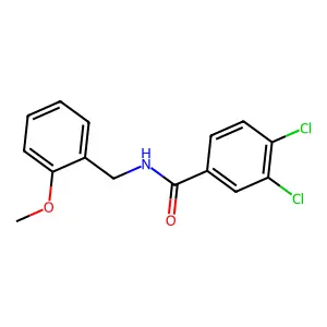 n,n-bis(2-chloroethyl)-p-(chloromethyl)-n''-(4-methoxyphenyl)phosphonohydrazidic amide structure
