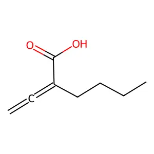 Hexanoic acid, 2-ethenylidene- structure