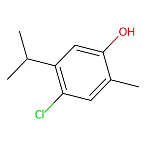 4-Chloro-2-methyl-5-(1-methylethyl)phenol structure