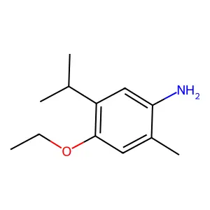4-Ethoxy-2-methyl-5-(propan-2-yl)aniline structure