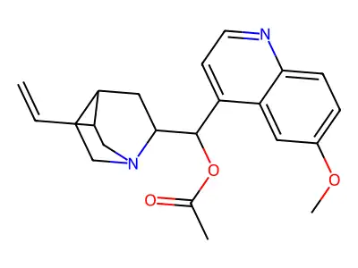 Quinine acetate structure