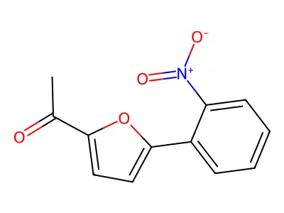 1-(5-(2-Nitrophenyl)furan-2-yl)ethanone structure