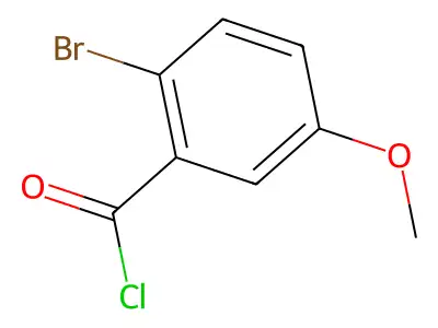 2-Bromo-5-methoxybenzoyl chloride structure