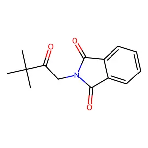 2-(3,3-dimethyl-2-oxobutyl)-1H-isoindole-1,3(2H)-dione structure