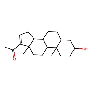 3-Hydroxypregn-16-en-20-one structure