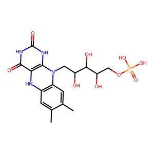 1,5-Dihydroriboflavin 5'-(dihydrogen phosphate) structure