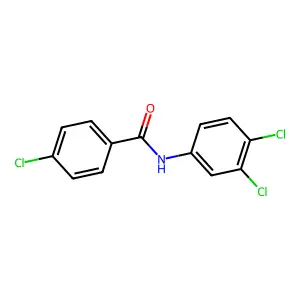 3',4,4'-Trichlorobenzanilide structure